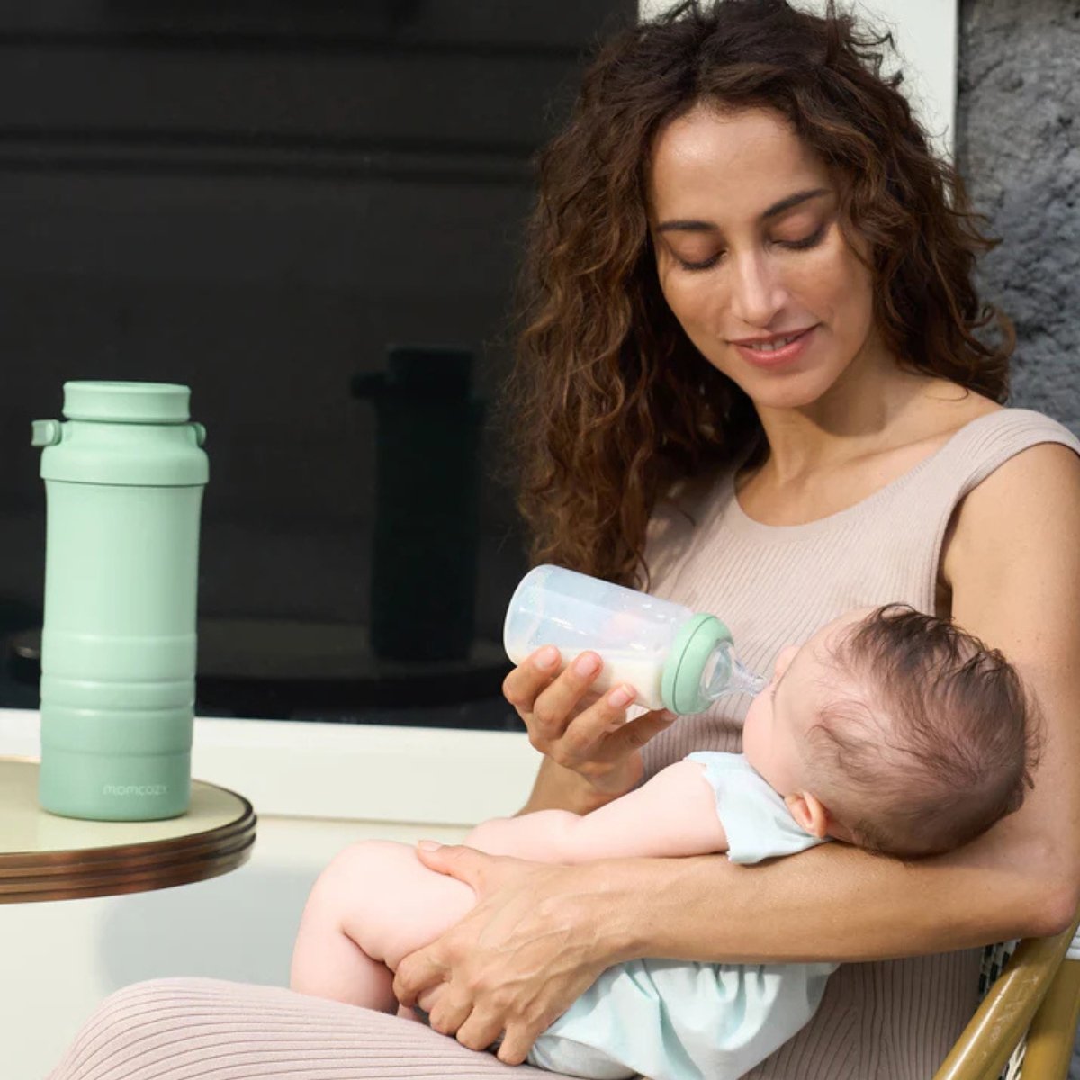 MOMCOZY ENFRIADOR PORTATIL LECHE CM001 UNICO VERDE