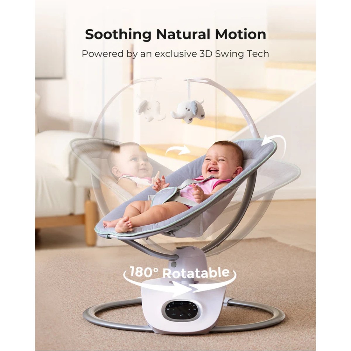 MOMCOZY COLUMPIO ELECTRICO MOV.3D AW001 UNICO GRIS