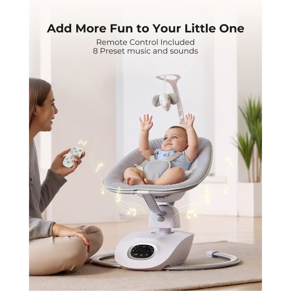 MOMCOZY COLUMPIO ELECTRICO MOV.3D AW001 UNICO GRIS