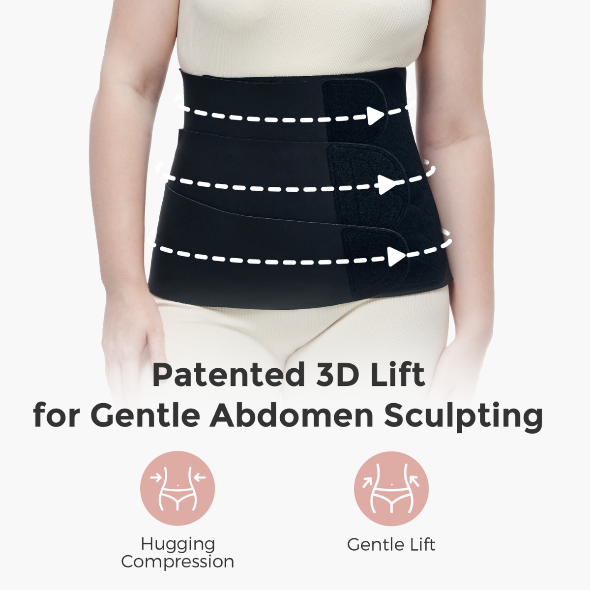 MOMCOZY FAJA PEQ. MATERNIDAD POSTPARTO RB001 TALLA-L NEGRO