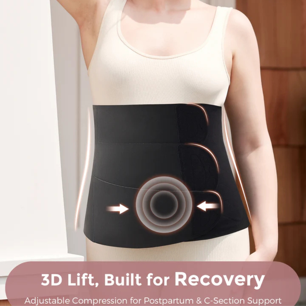 MOMCOZY FAJA PEQ. MATERNIDAD POSTPARTO RB001 TALLA-XL NEGRO