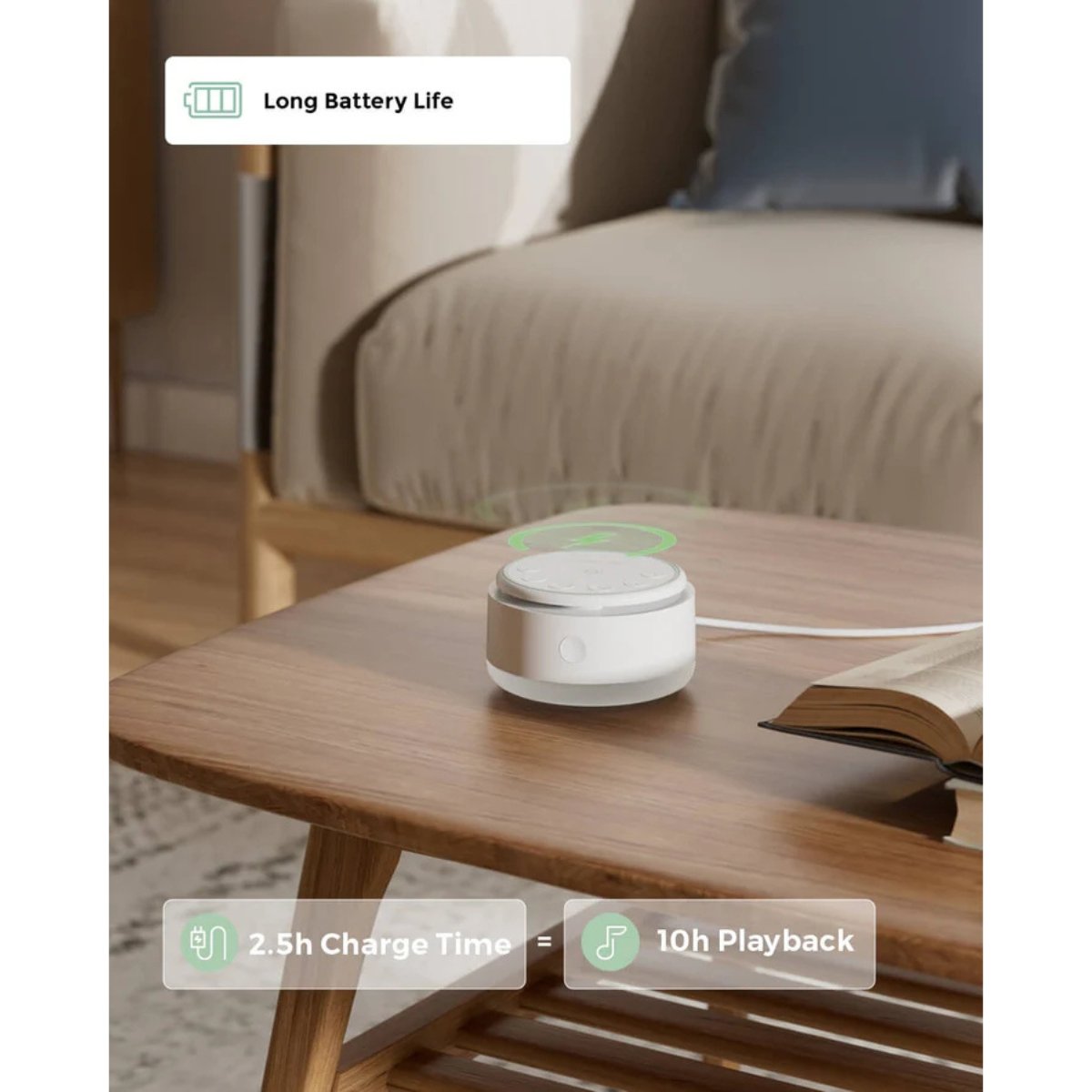 MOMCOZY LAMPARA RUIDO BLANCO WN03 UNICO BLANCO