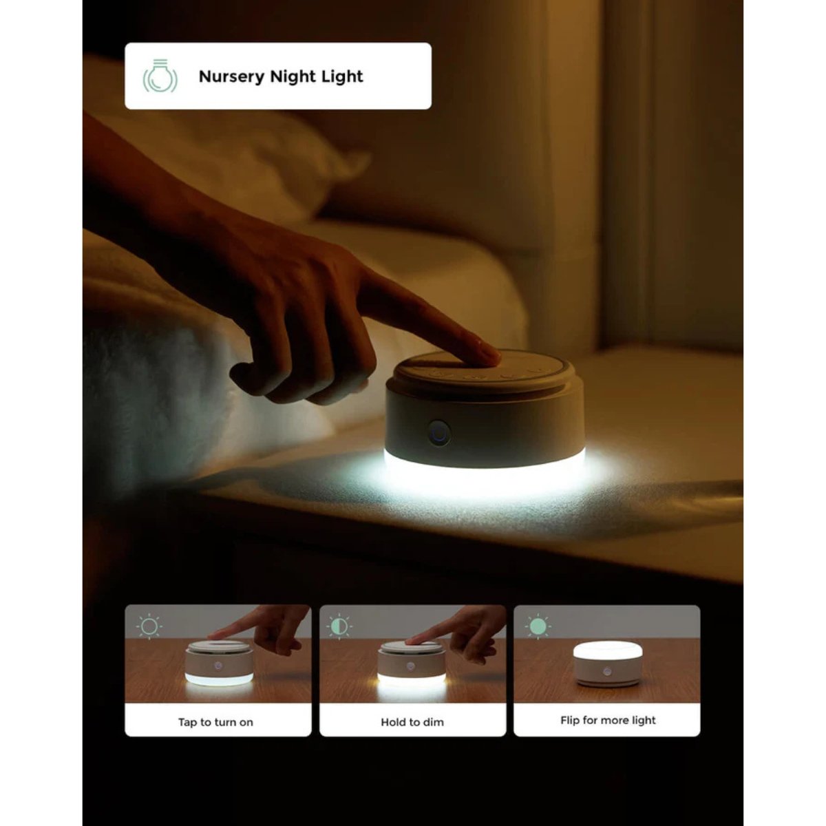 MOMCOZY LAMPARA RUIDO BLANCO WN03 UNICO BLANCO