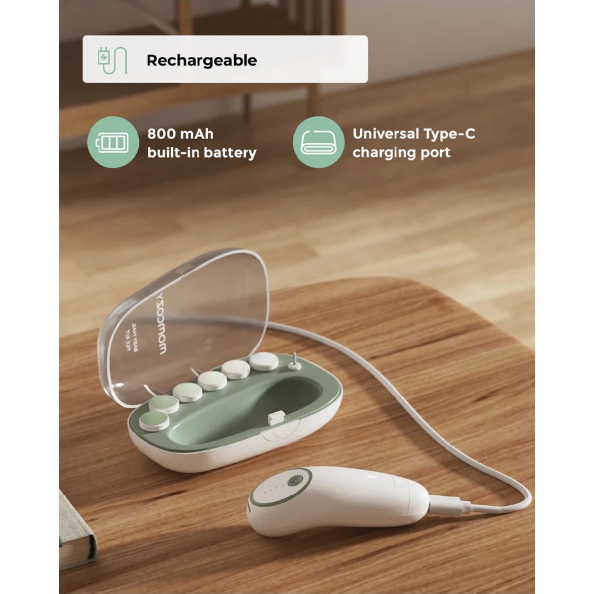 MOMCOZY LIMA ELECTRICA UÑAS BEBE NC02 UNICO VERDE