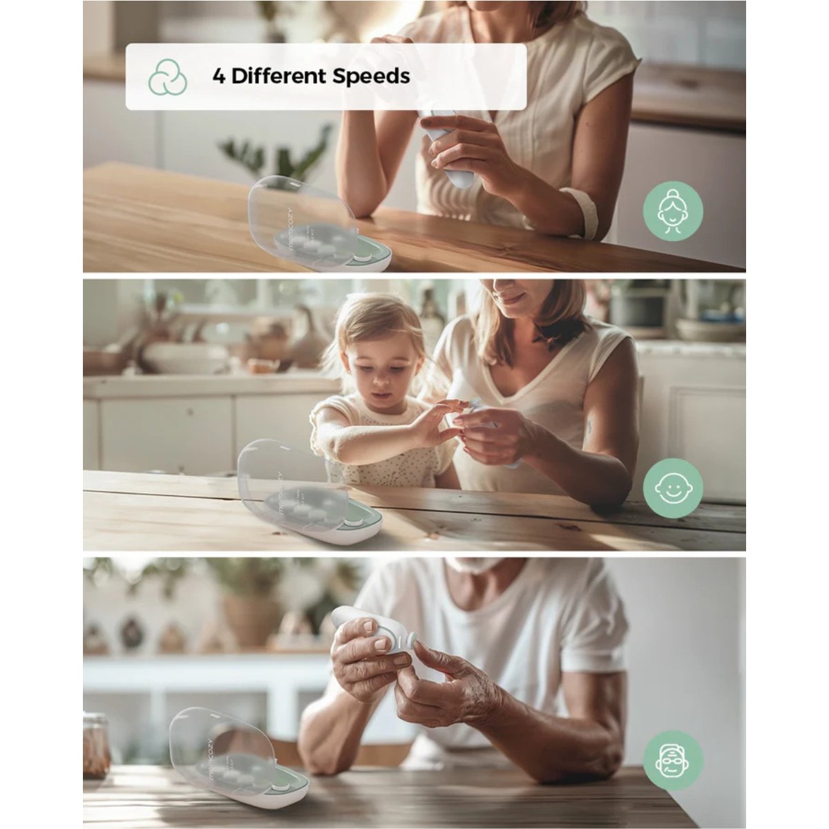 MOMCOZY LIMA ELECTRICA UÑAS BEBE NC02 UNICO VERDE