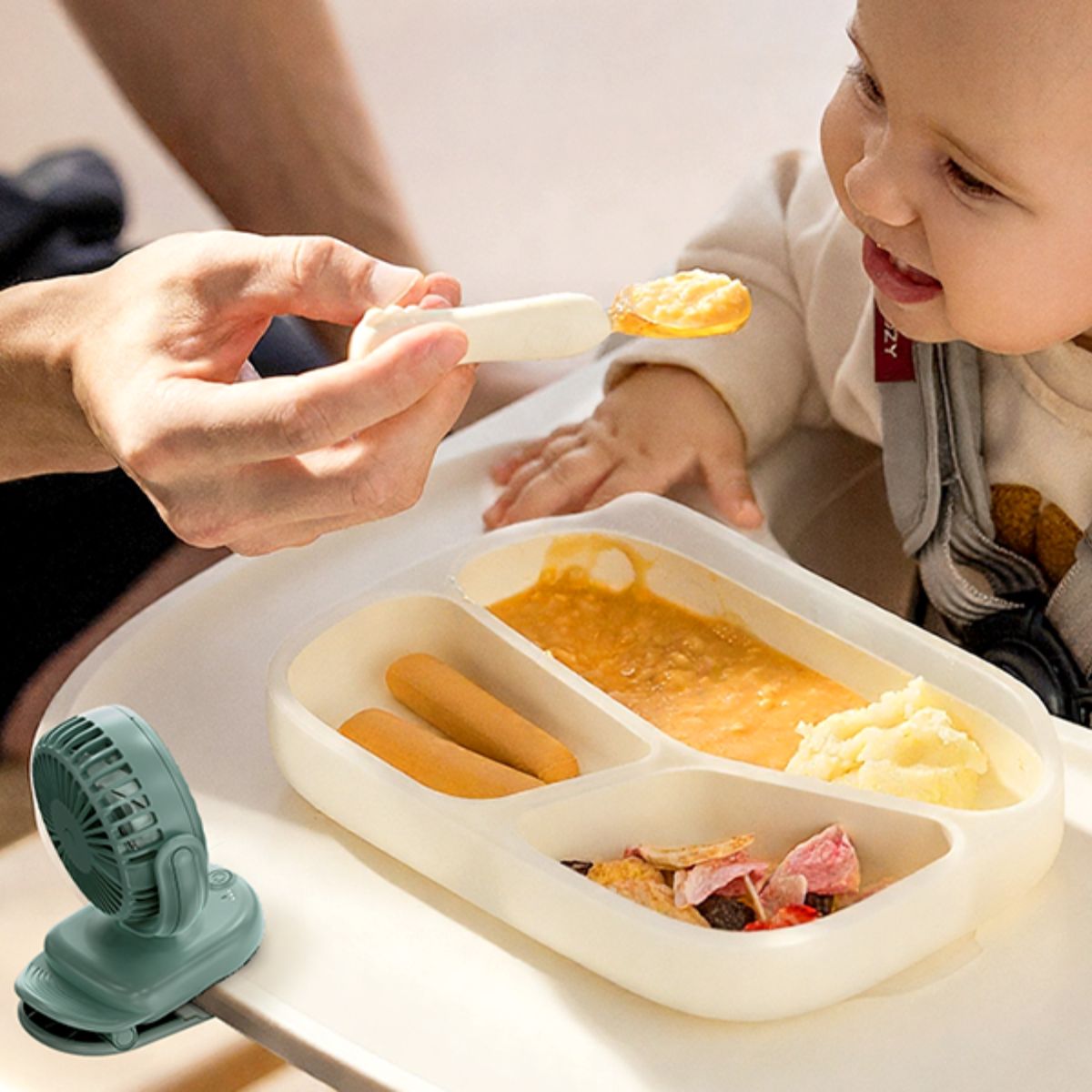 MOMCOZY MINI VENTILADOR PORT.USB-VIAJE PF002 UNICO VERDE