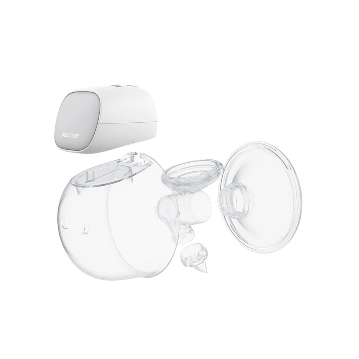 MOMCOZY SACALECHES DOBLE PORTATIL S9 PRO UNICO GRIS