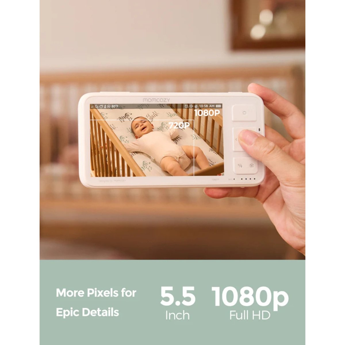 MOMCOZY VIGILABEBES INTELIGENTE BM03 UNICO BLANCO