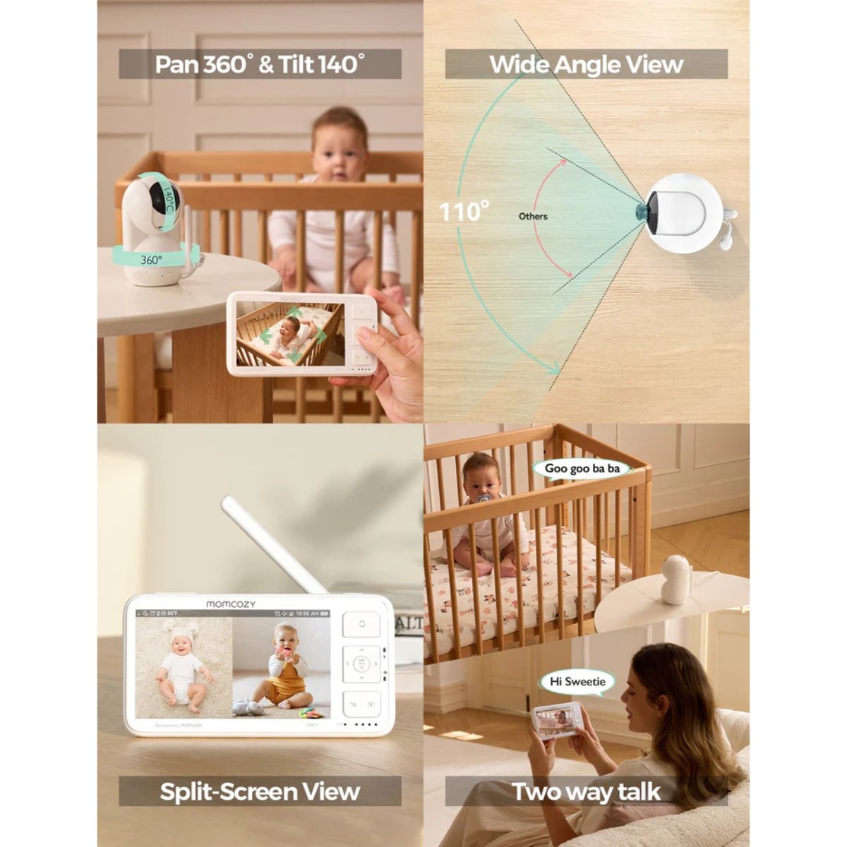 MOMCOZY VIGILABEBES INTELIGENTE BM03 UNICO BLANCO