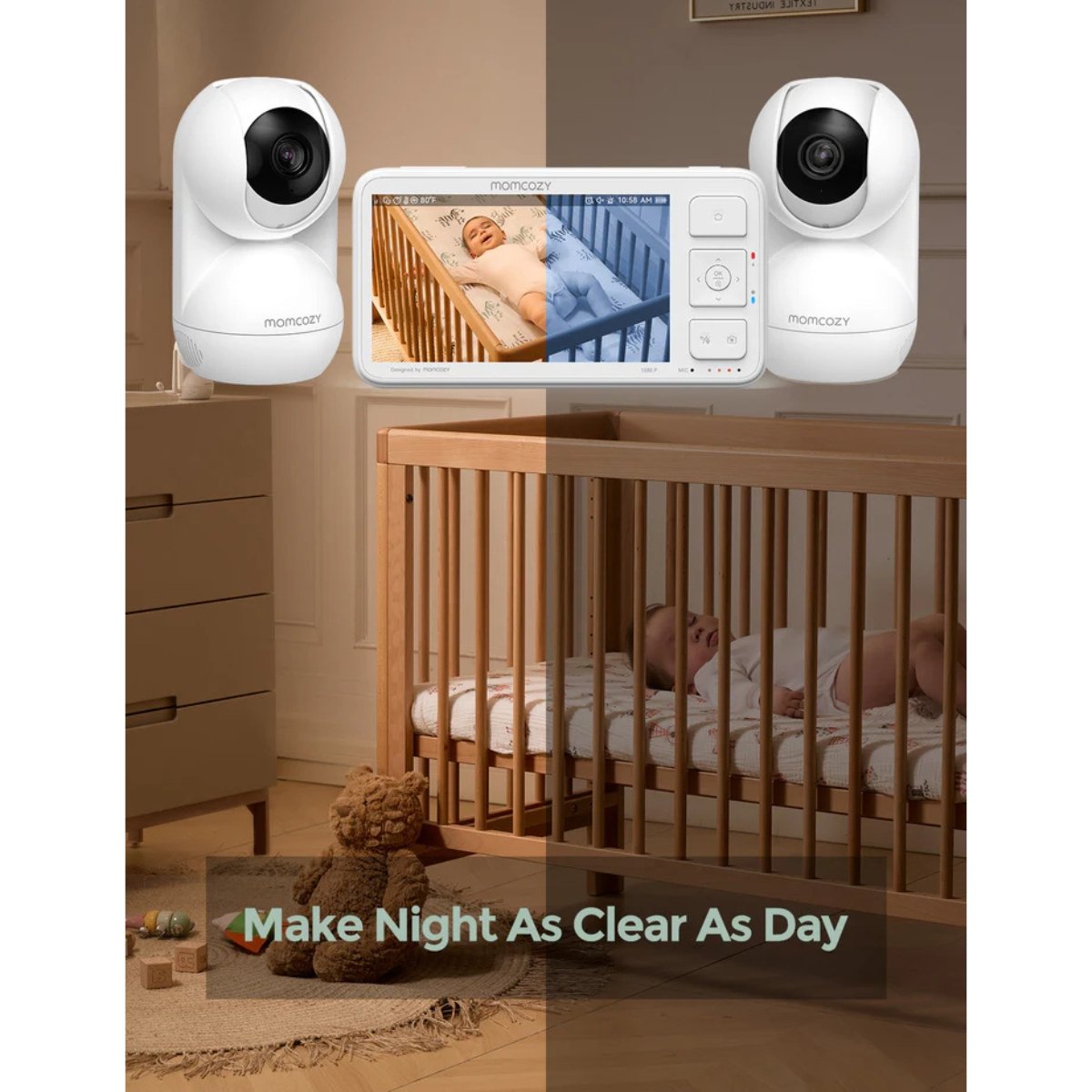 MOMCOZY VIGILABEBES INTELIGENTE BM03 UNICO BLANCO