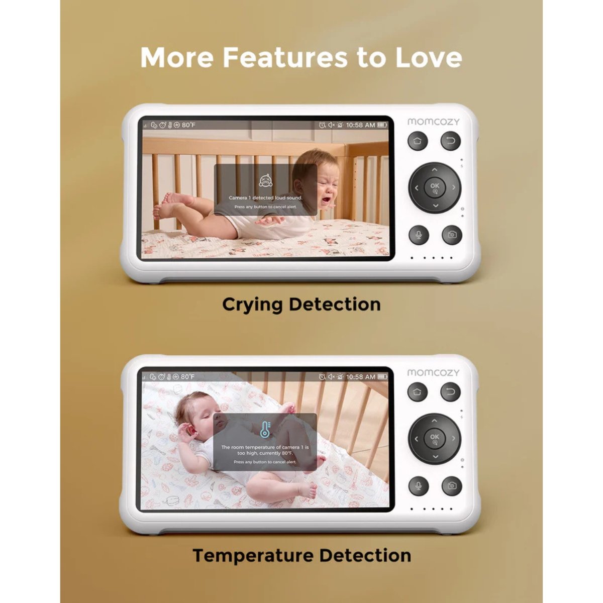 MOMCOZY VIGILABEBES INTELIGENTE BM04 UNICO BLANCO