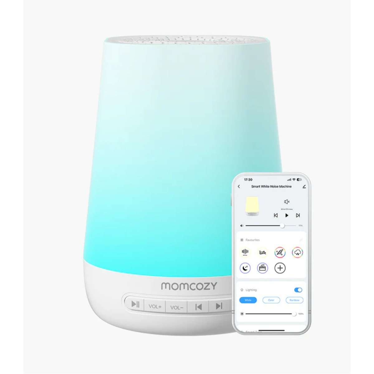 MOMCOZY MAQUINA SONIDO BLANCO WN002 UNICO BLANCO