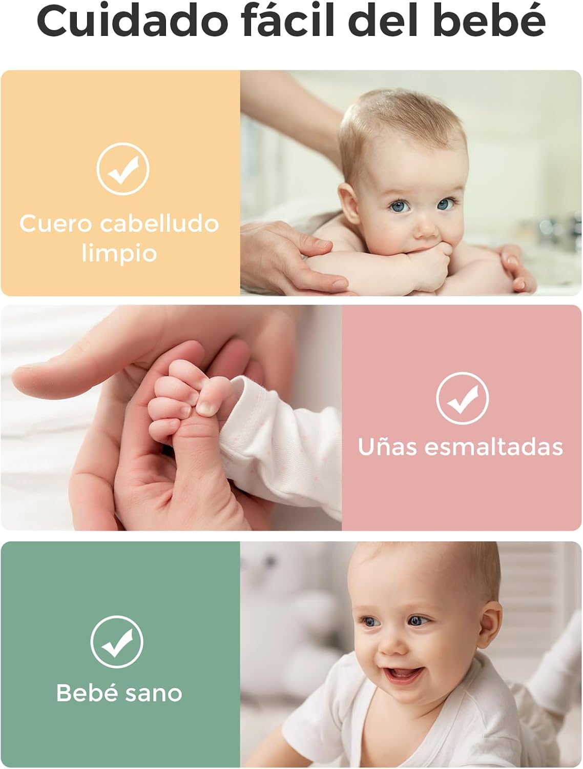 MOMCOZY KIT BASICO CUIDADO DEL BEBE CK17 UNICO VERDE