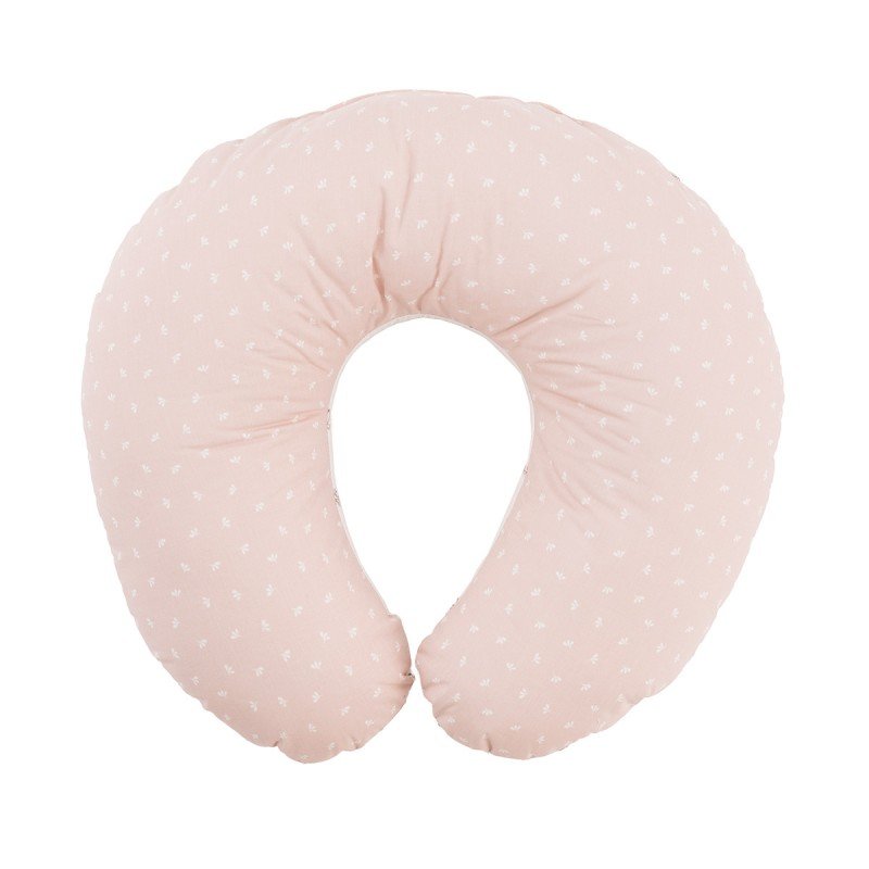 ALMOHADA DE LACTANCIA PEQ. 53X45X10CM CALMA ROSA