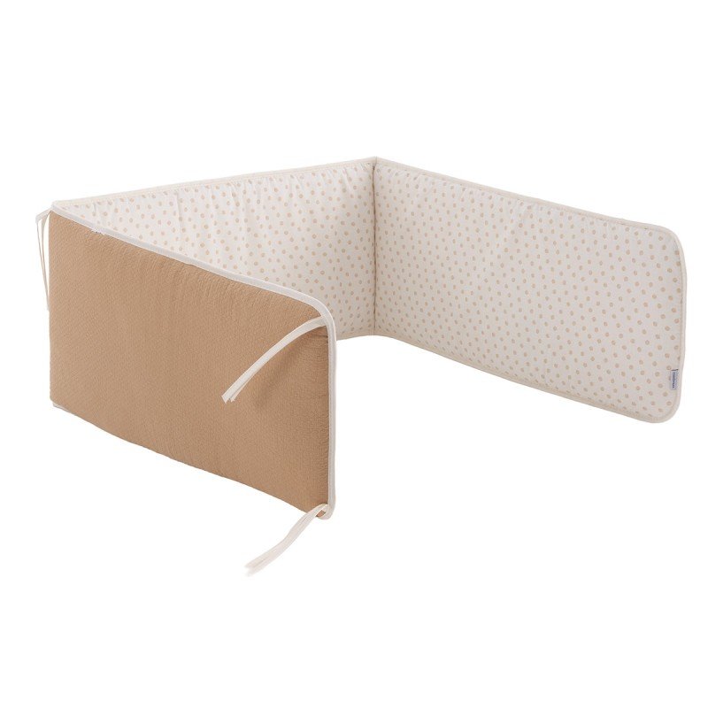 COLCHA+PROTECTOR CUNA 60 60X120X3CM SENDA BEIGE