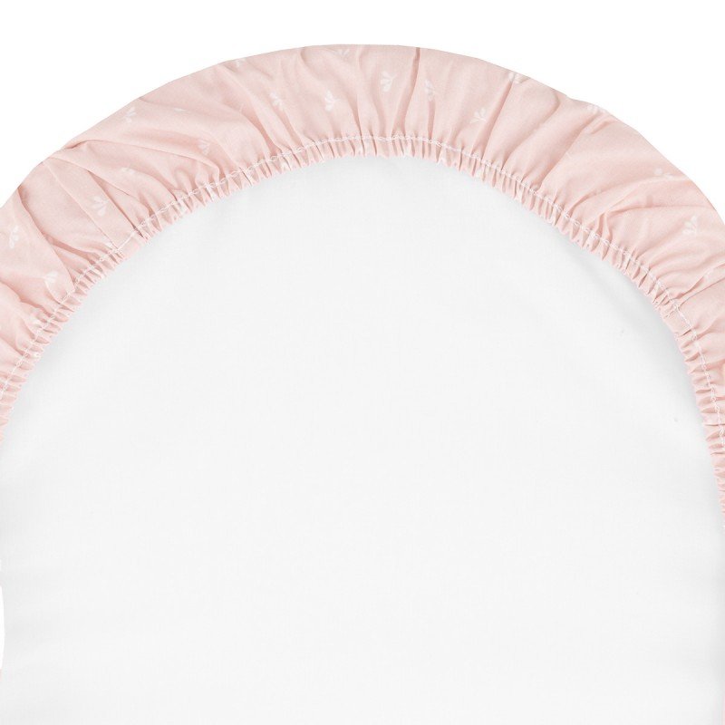 SABANA BAJERA CAPAZO PACK 2 UD. 35x80x7 CM CALMA ROSA