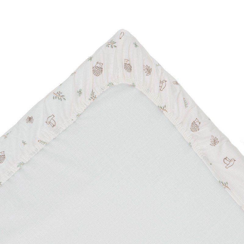 SABANA BAJERA CUNA 60 PACK 2 UDS. 60x120x17 CM CALMA VERDE