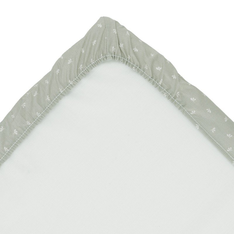 SABANA BAJERA CUNA 60 PACK 2 UDS. 60x120x17 CM CALMA VERDE