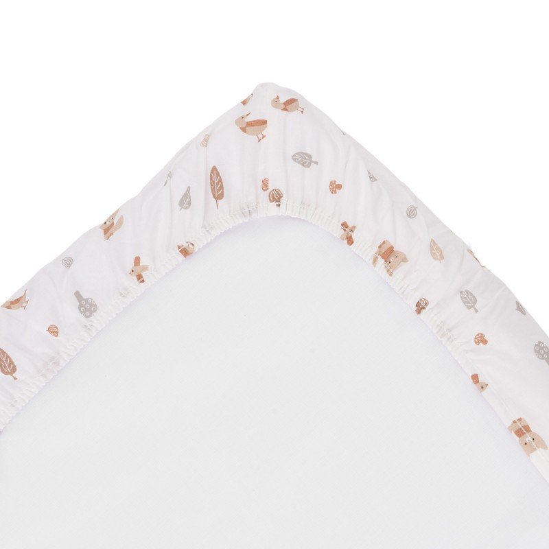 SABANA BAJERA CUNA 60 PACK 2 UDS. 60x120x17 CM SENDA BEIGE