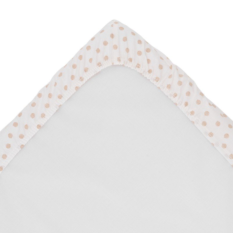 SABANA BAJERA CUNA 60 PACK 2 UDS. 60x120x17 CM SENDA BEIGE