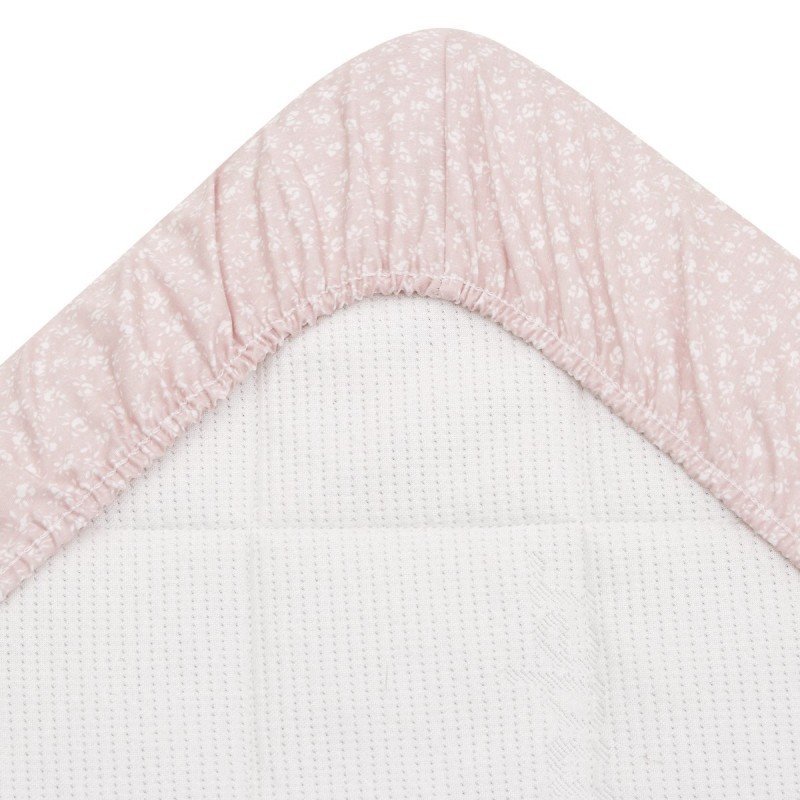 SABANA BAJERA CUNA 60 PACK 2 UNDS LIBERTY ROSA