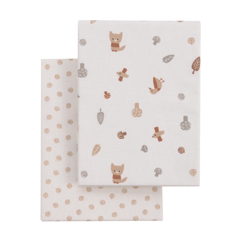 SABANA BAJERA MOISES/CARRO PACK 2 UD. 35x80x7 CM SENDA BEIGE