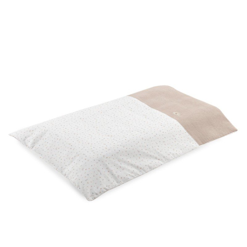 JGO. 2 PCS. FUNDA NORDICA+PROTECTOR  CUNA 70 RABBIT BEIG