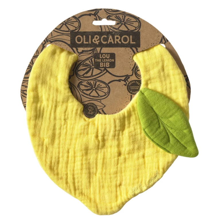 Oli&amp;Carol LOU THE LEMON Babero