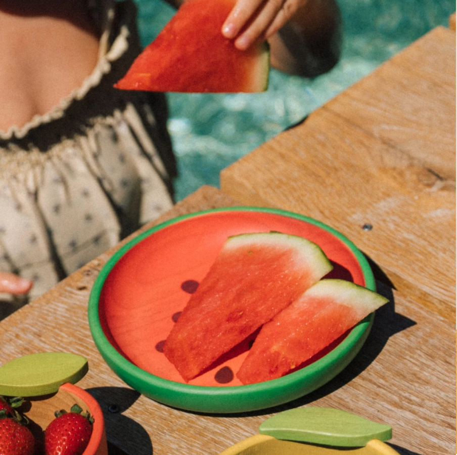 Oli&amp;Carol WALLY THE WATERMELON Bol+Cuchara