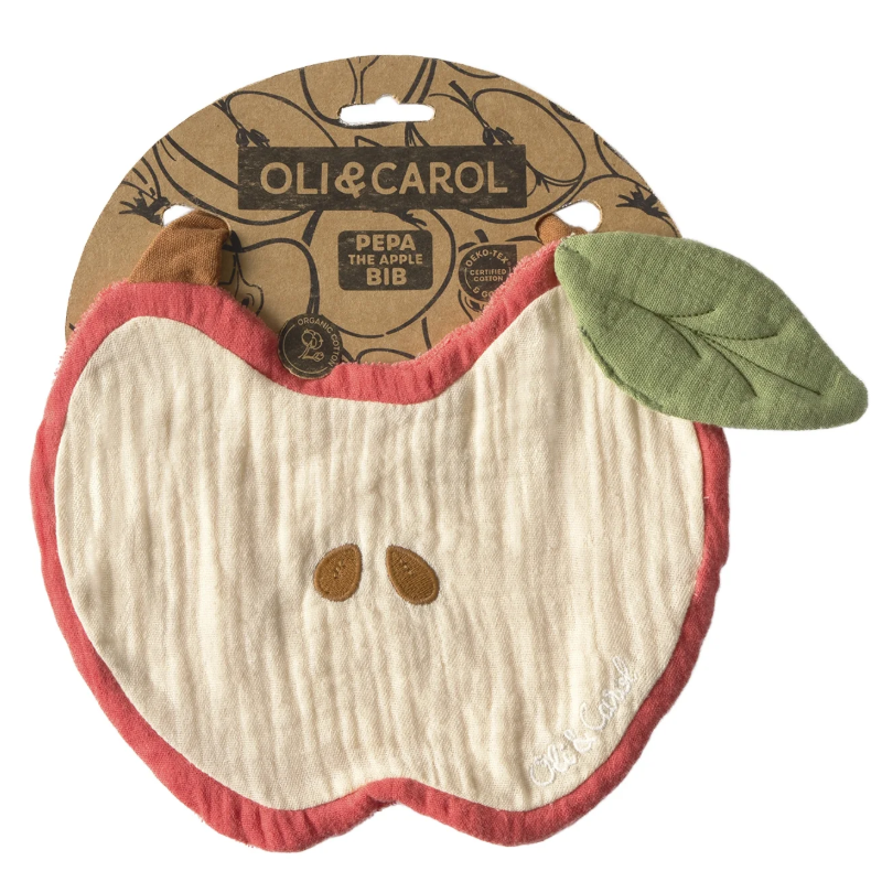 Oli&amp;Carol PEPA THE APPLE Babero