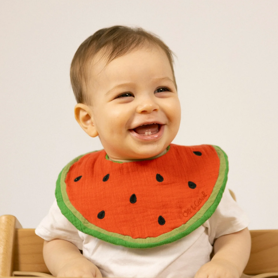 Oli&amp;Carol WALLY THE WATERMELON Babero