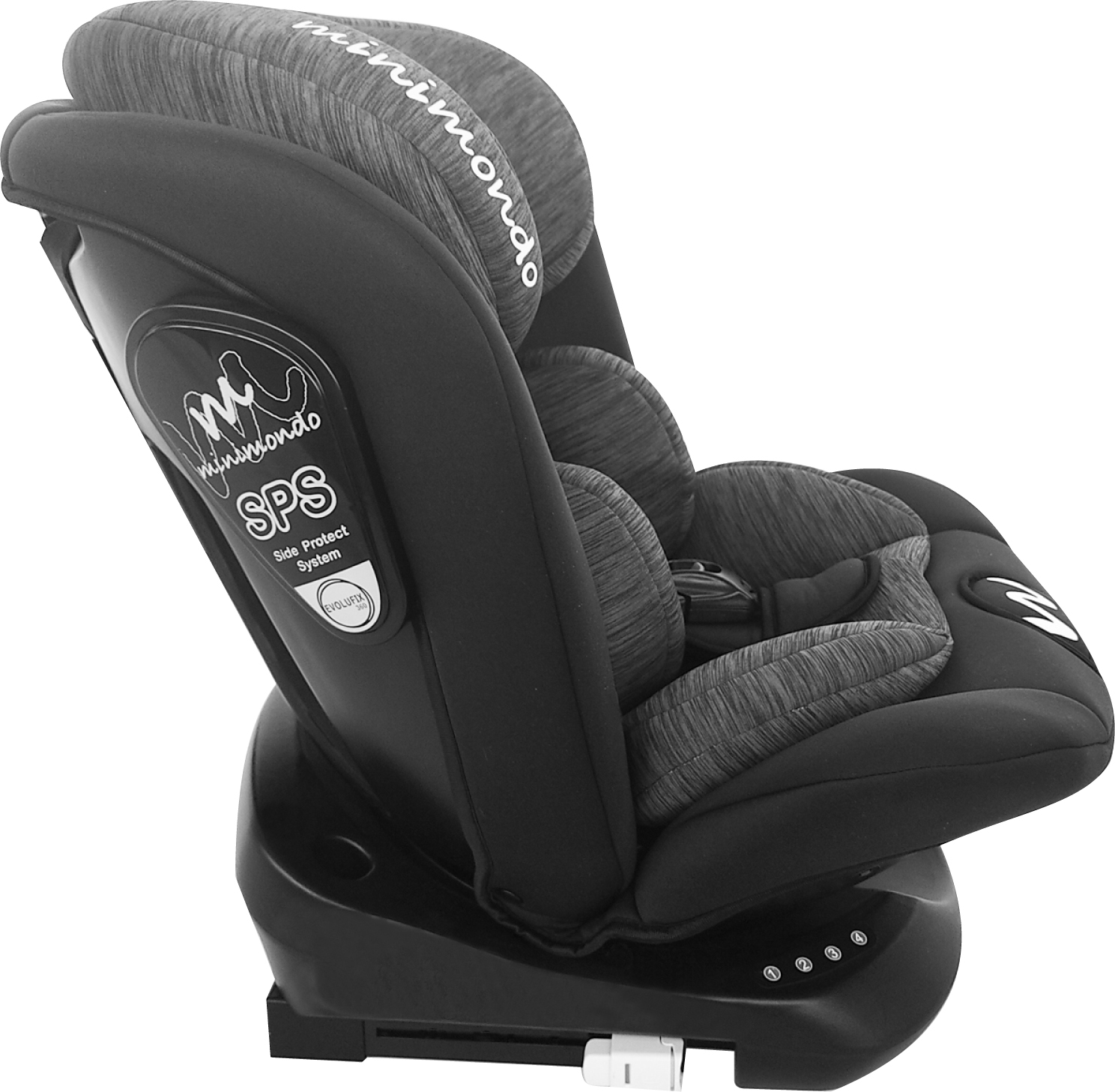 AUTOSILLA EVOLUFIX 360 0/1/2/3 C43 NEGRO/GRIS