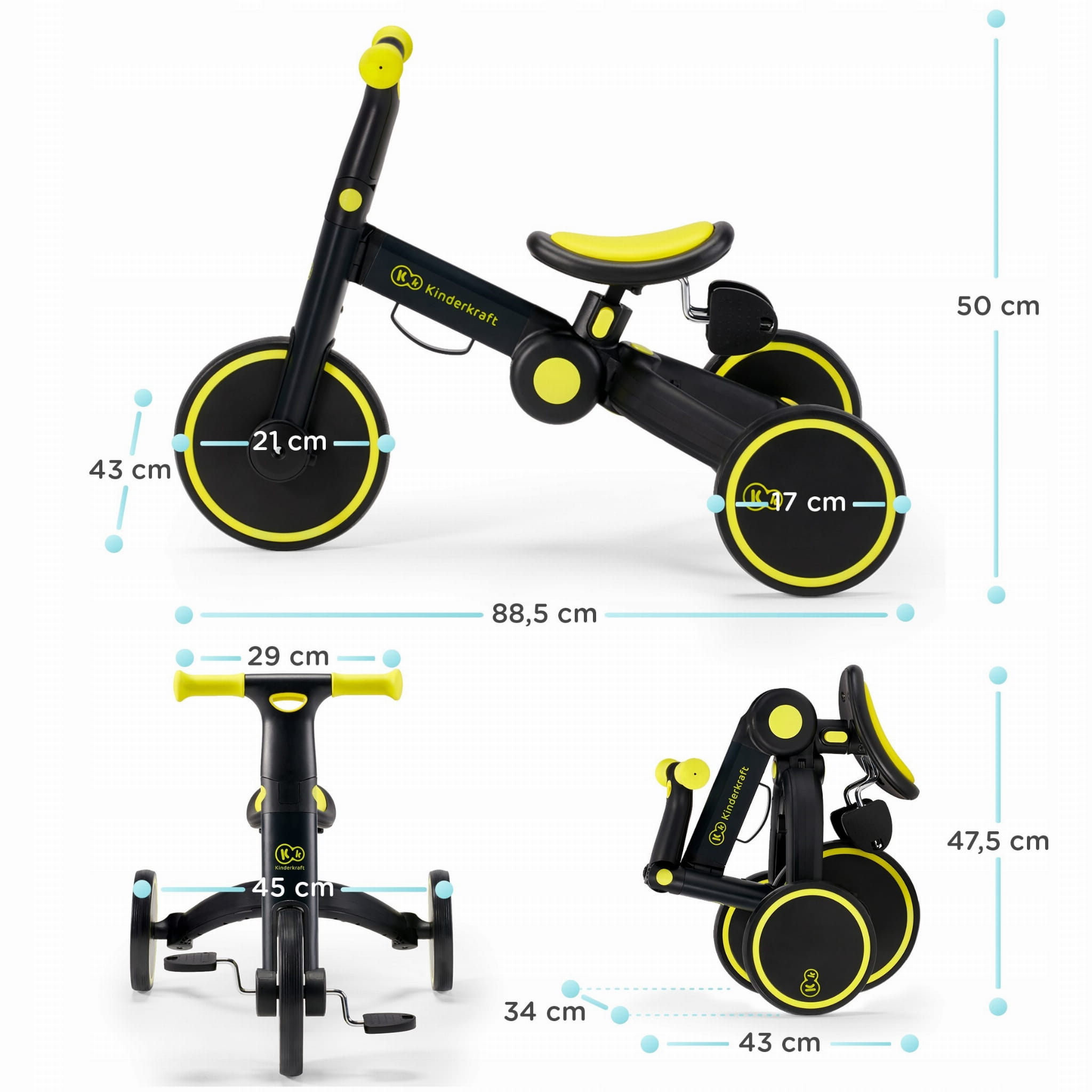 TRICICLO 4TRIKE BLACK