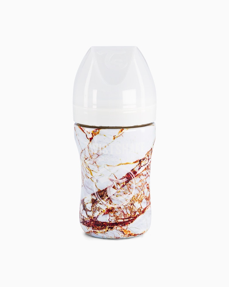 BIBERON ACERO ANTICOL.260ML MARBLE WHITE