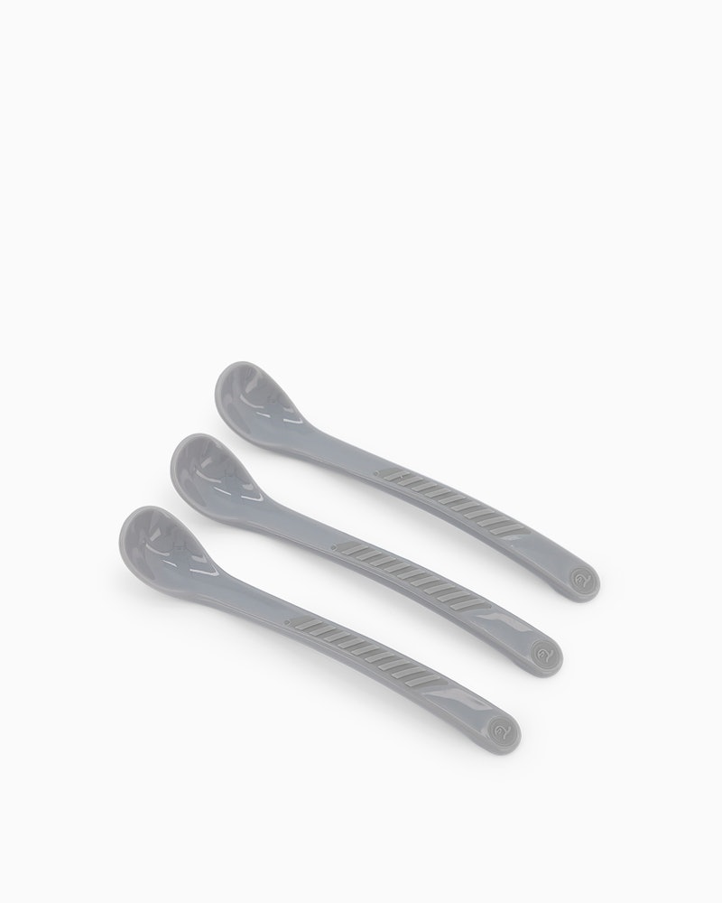 CUCHARAS CURVADAS 6M+ 3UN PASTEL GRIS