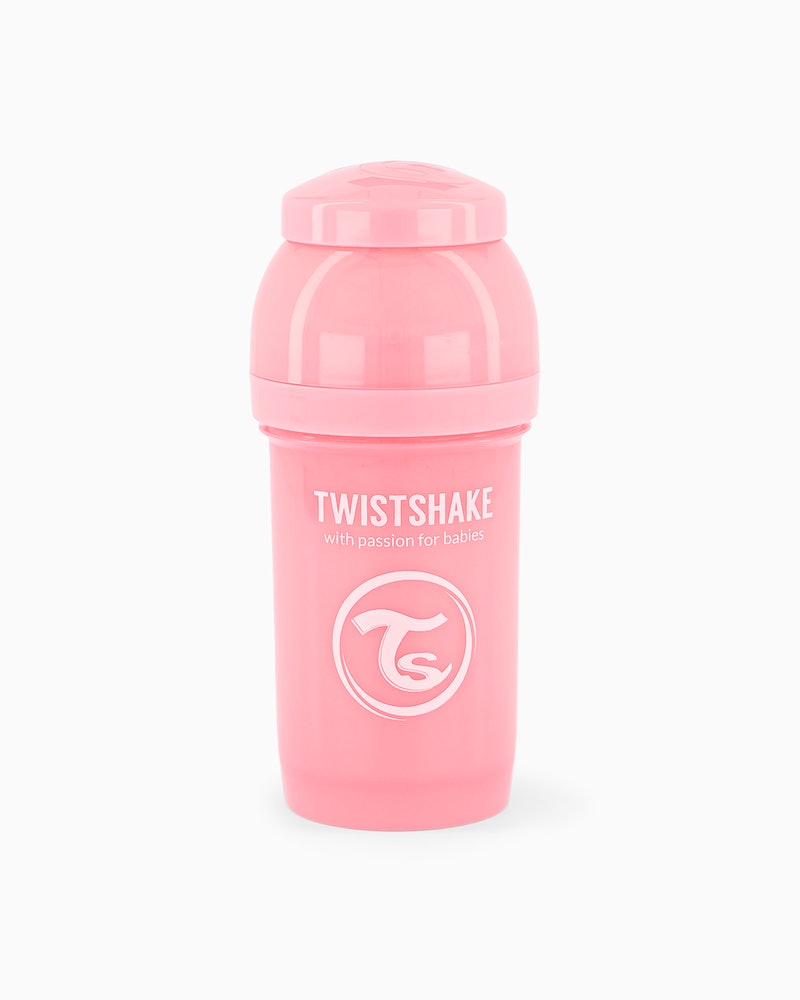 TWISTSHAKE BIBERON 180ML PASTEL ROSA