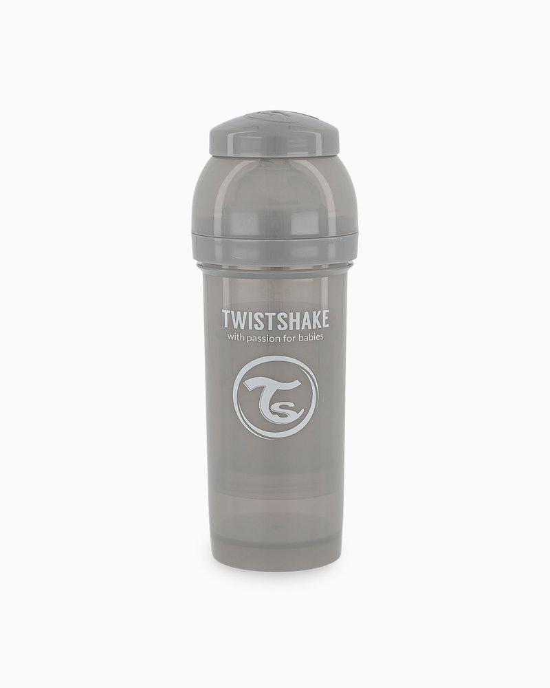 TWISTSHAKE BIBERON 260ML PASTEL GRIS