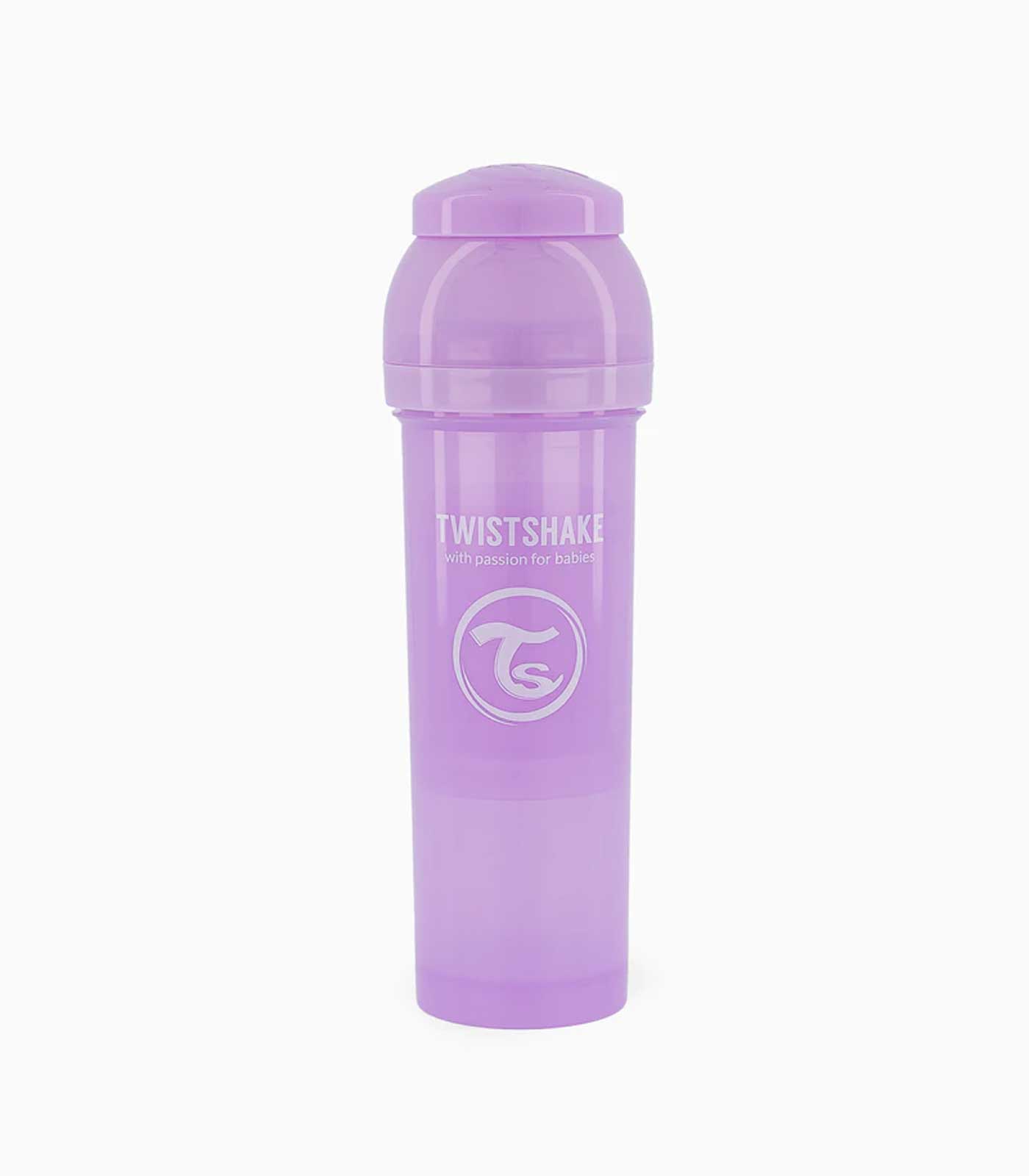 TWISTSHAKE BIBERON 330ML PASTEL MORADO