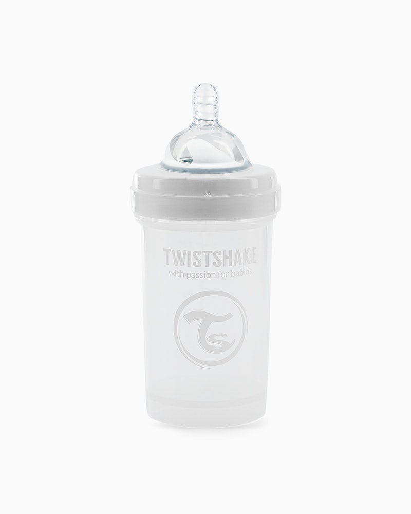 TWISTSHAKE BIBERON ANTICOL.180ML BLANCO