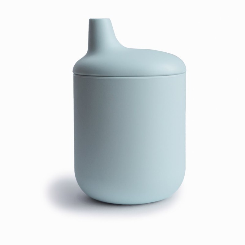 Taza didactica Silicona SOLID Powder Blue
