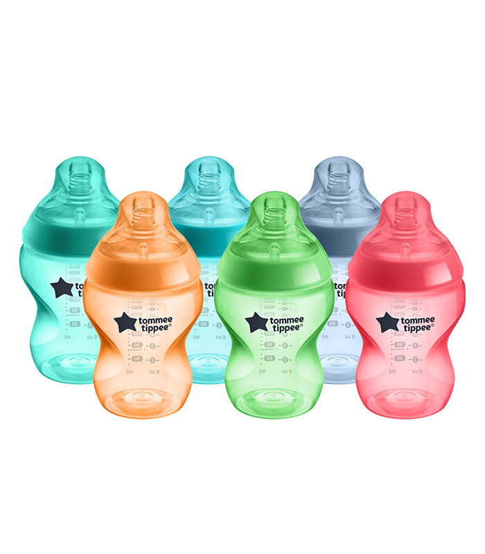 PACK 6 BIBERONES 260ML BRIGHT +0M