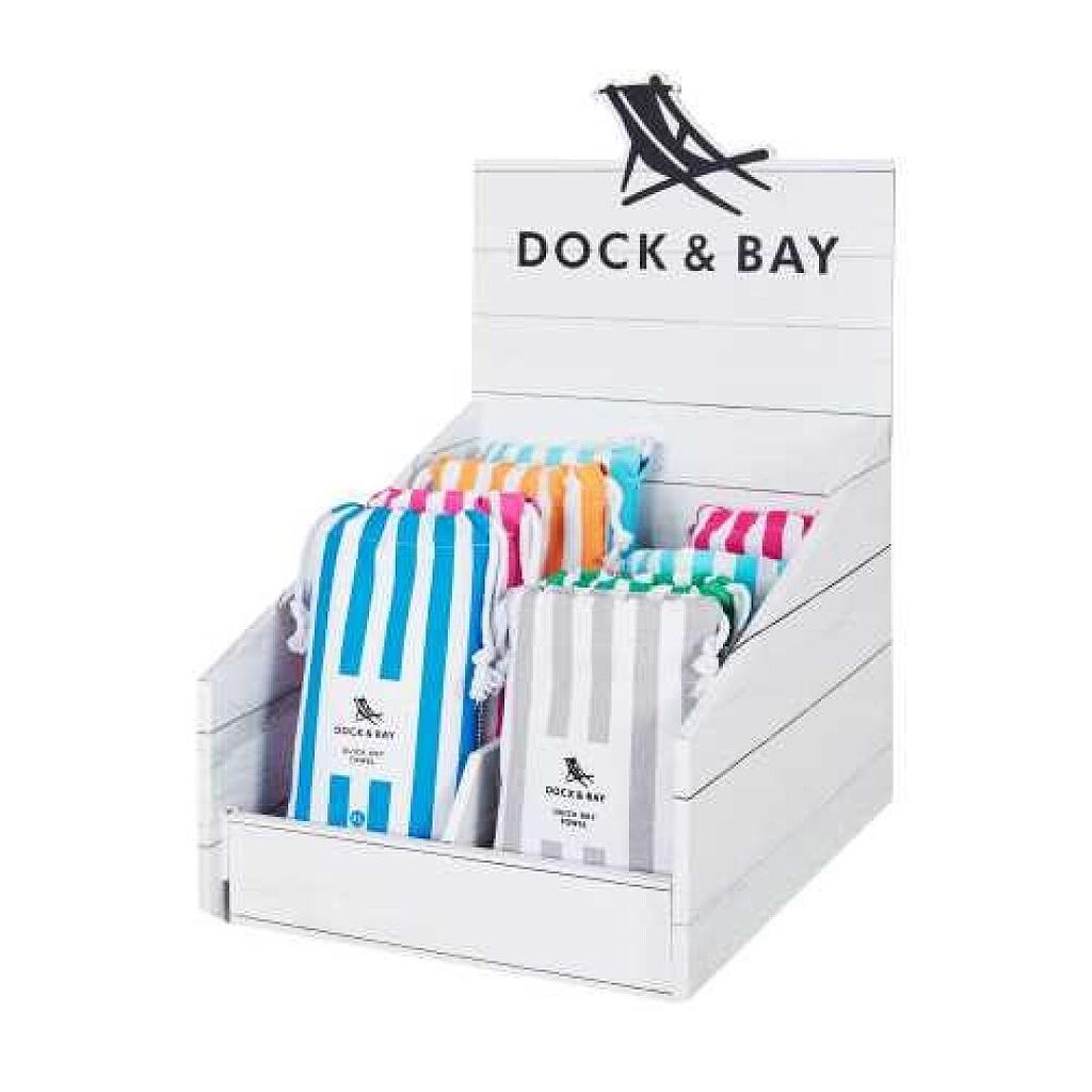 EXPOSITOR MOSTRADOR TOALLAS DOCK&amp;BAY 20 UNDS