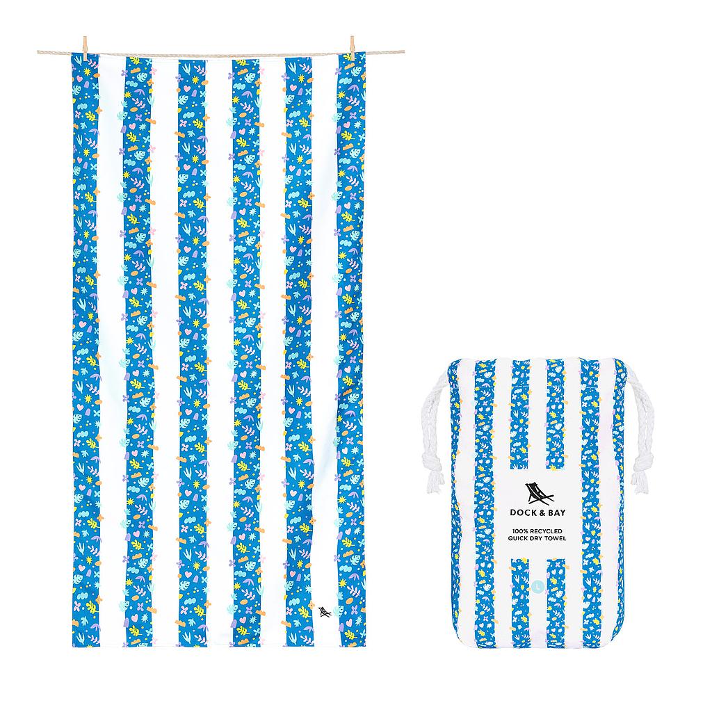 TOALLA DOCK&amp;BAY KIDS TUTTI FRUTTI 160X90