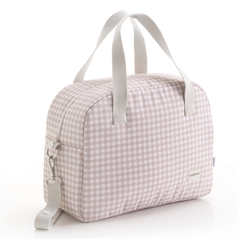BOLSO MATERNAL PROME ABRIL CREPE 18X41X31CM
