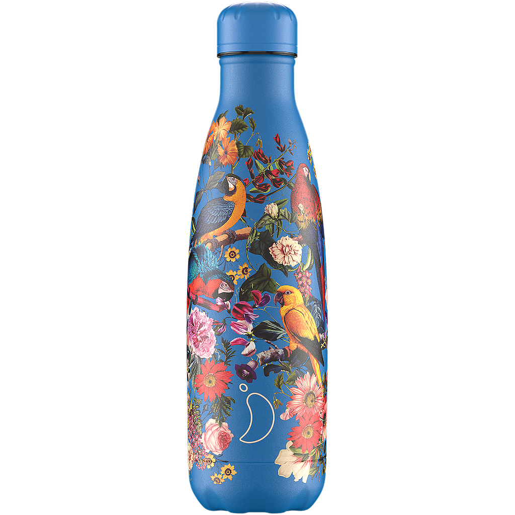 BOTELLA CHILLY'S 500ML TROPICAL PARROTS BLOOM