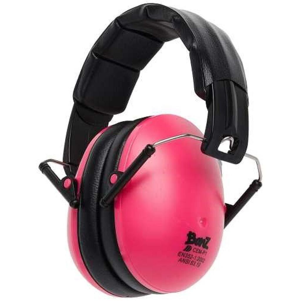 AURICULARES ANTIRUIDO BANZ BABY +3 AÑOS FUCSIA