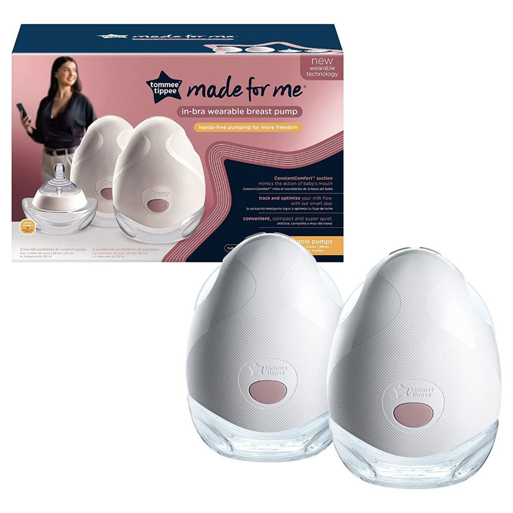 EXTRACTOR DE LECHE MATERNA ELECTRICO PORTATIL MADE FOR ME DOBLE