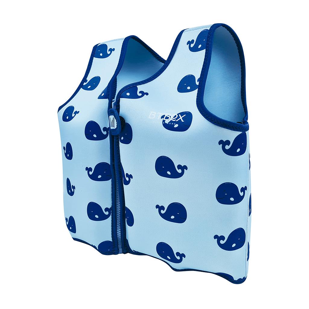 CHALECO FLOTADOR BTBOX SUMMER 2023 BALLENAS 20-28 KG-TALLA M