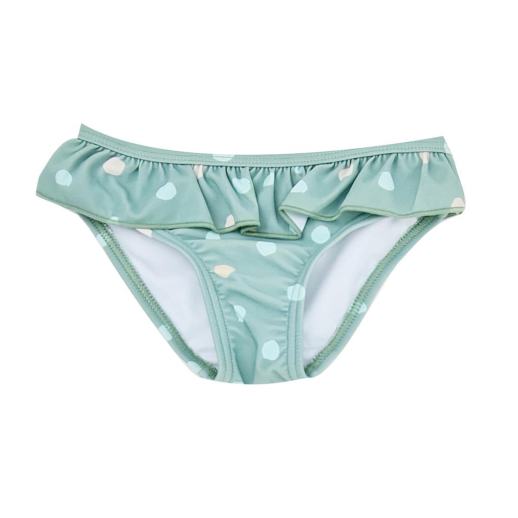BRAGA BIKINI BTBOX SUMMER 2023 UPF 50+ LUNARES VERDE 4-5 AÑOS