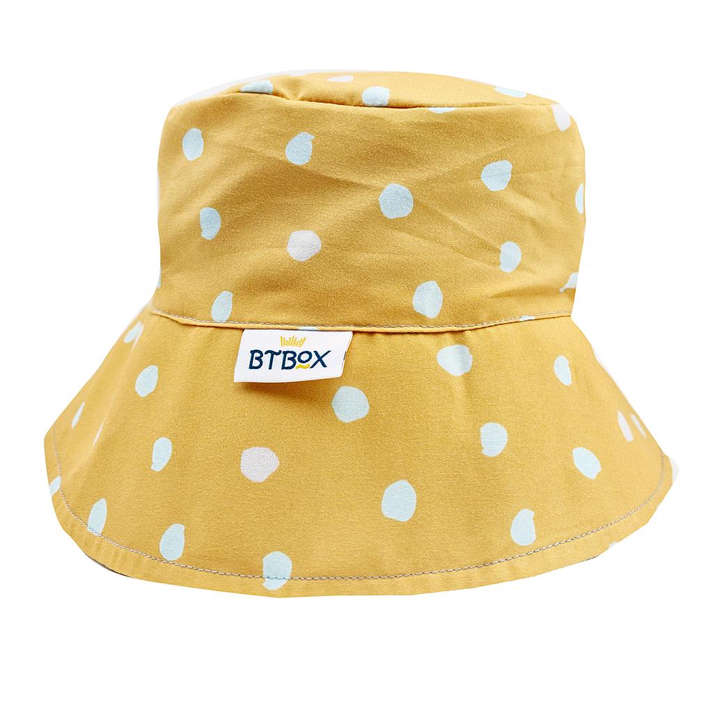 SOMBRERO BTBOX SUMMER 2023 UPF 50+ LUNARES MOSTAZA 2-5 AÑOS / 49-56 CM